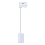 Noxion Schienenstrahler Pendelleuchte 3-Phasen Aluminium Weiß | Geeignet für 1x GU10