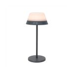 Eglo Tischlampe Meggiano Grau 1W 170lm - 830 Warmweiß | IP54 - Touch Dimmbar