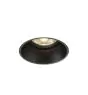 SLV Horn-T Spot Stahl Schwarz Rund | Ausschnitt 180mm - Geeignet für 1x GU10 (AR111) 