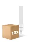 Mehrfachpackung 10x Noxion Lucent PL-S LED 4.3W - 827 Extra Warmweiß | 2-Pins - Ersatz Für 9W
