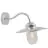 Nordlux Luxembourg Applique Murale Acier et Verre Gris - Zone côtière | IP54 - Convient pour E27