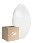 Lot 5x Ledvance Surface Circulaire 400 Blanc 24W 1920lm - 840 Blanc Froid | IP44 - avec Sensor - Blanc Froid